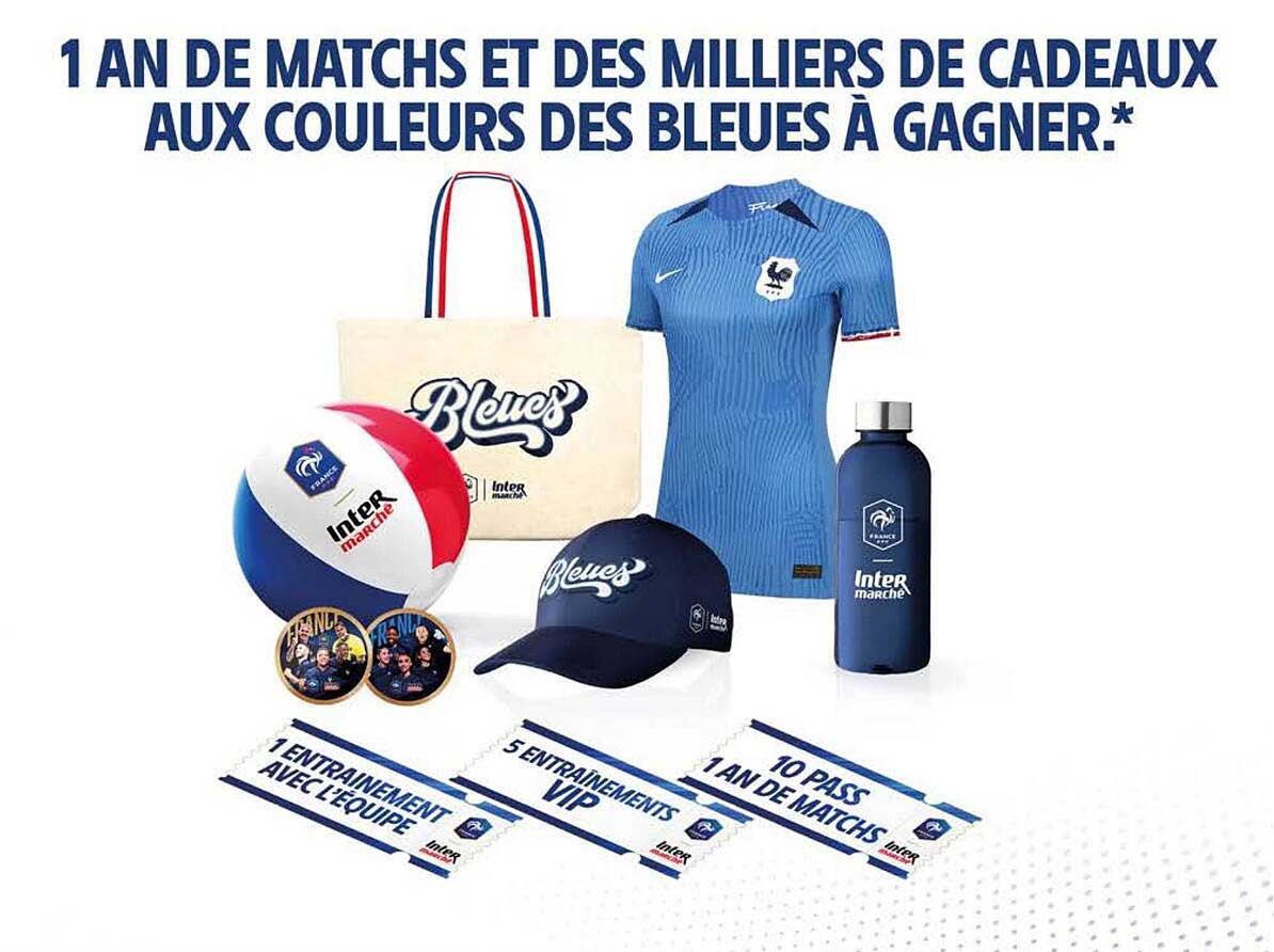 1 an de matchs et des milliers de cadeaux aux couleurs des bleues à gagner