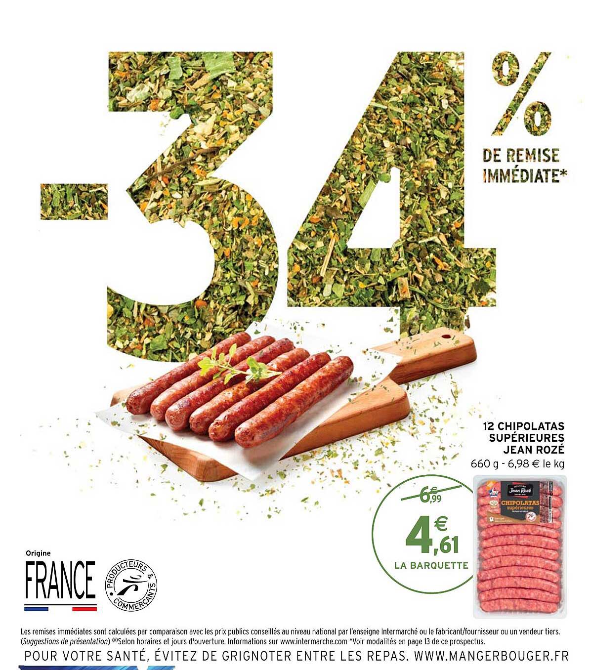 12 chipolatas supérieurs jean rozé