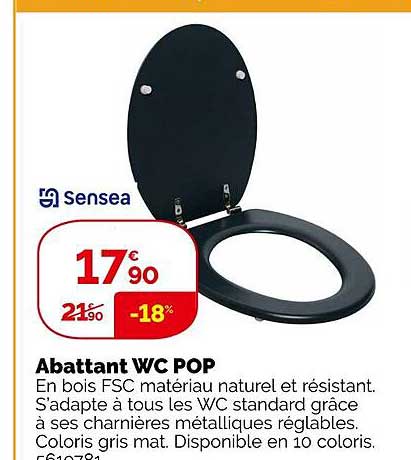 Abattant Wc Pop Sensea