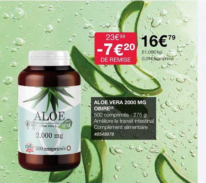 Aloe Vera 2000 Mg Obire