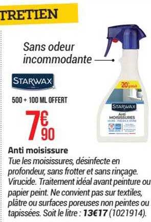 anti moisissure starwax