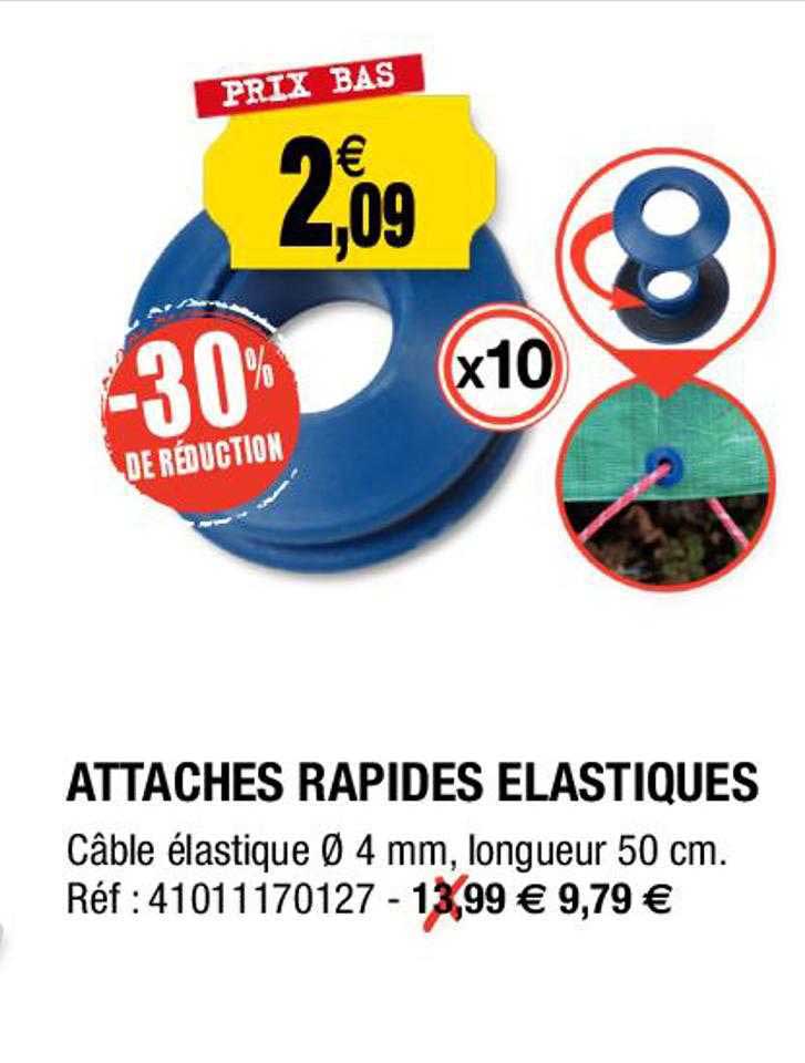 attaches rapides élastiques