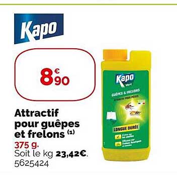 attractif pour guêpes et frelons kapo