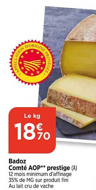 Badoz Comté Aop Prestige