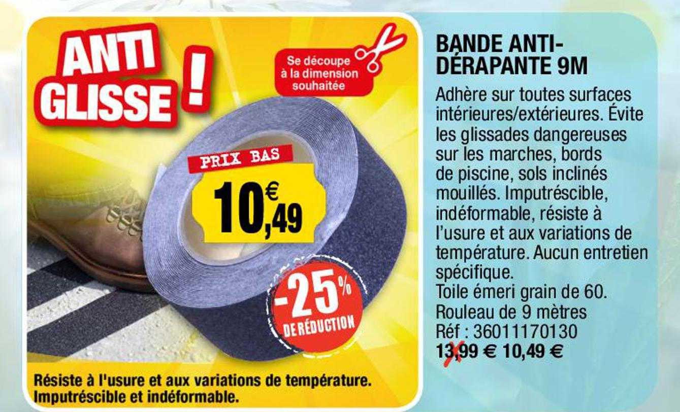 bande anti-dérapante 9m