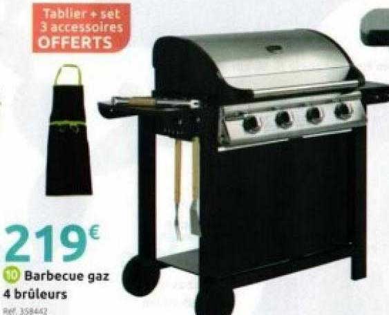 barbecue gaz 4 brûleurs