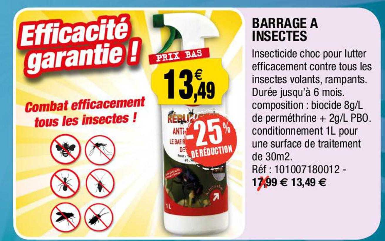 Barrage à Insectes
