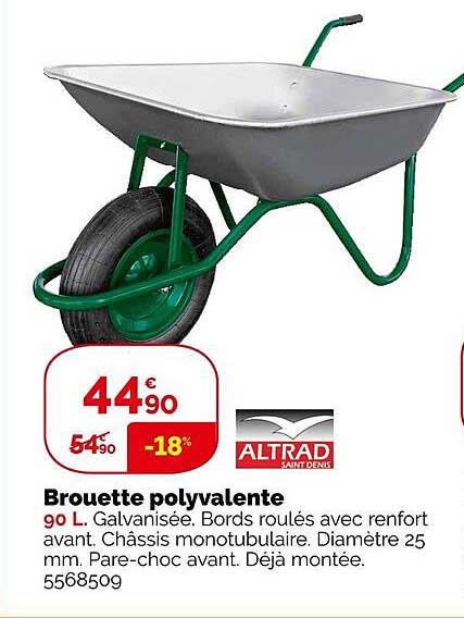 brouette polyvalente altrad