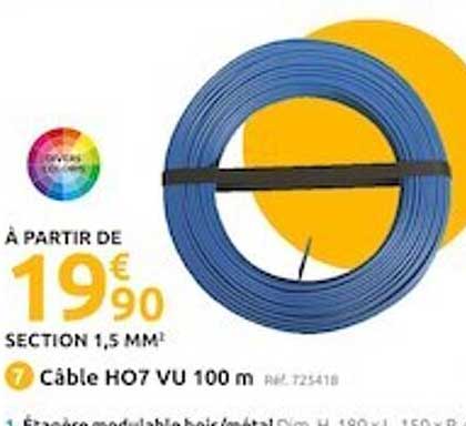 câble ho7 vu 100 m