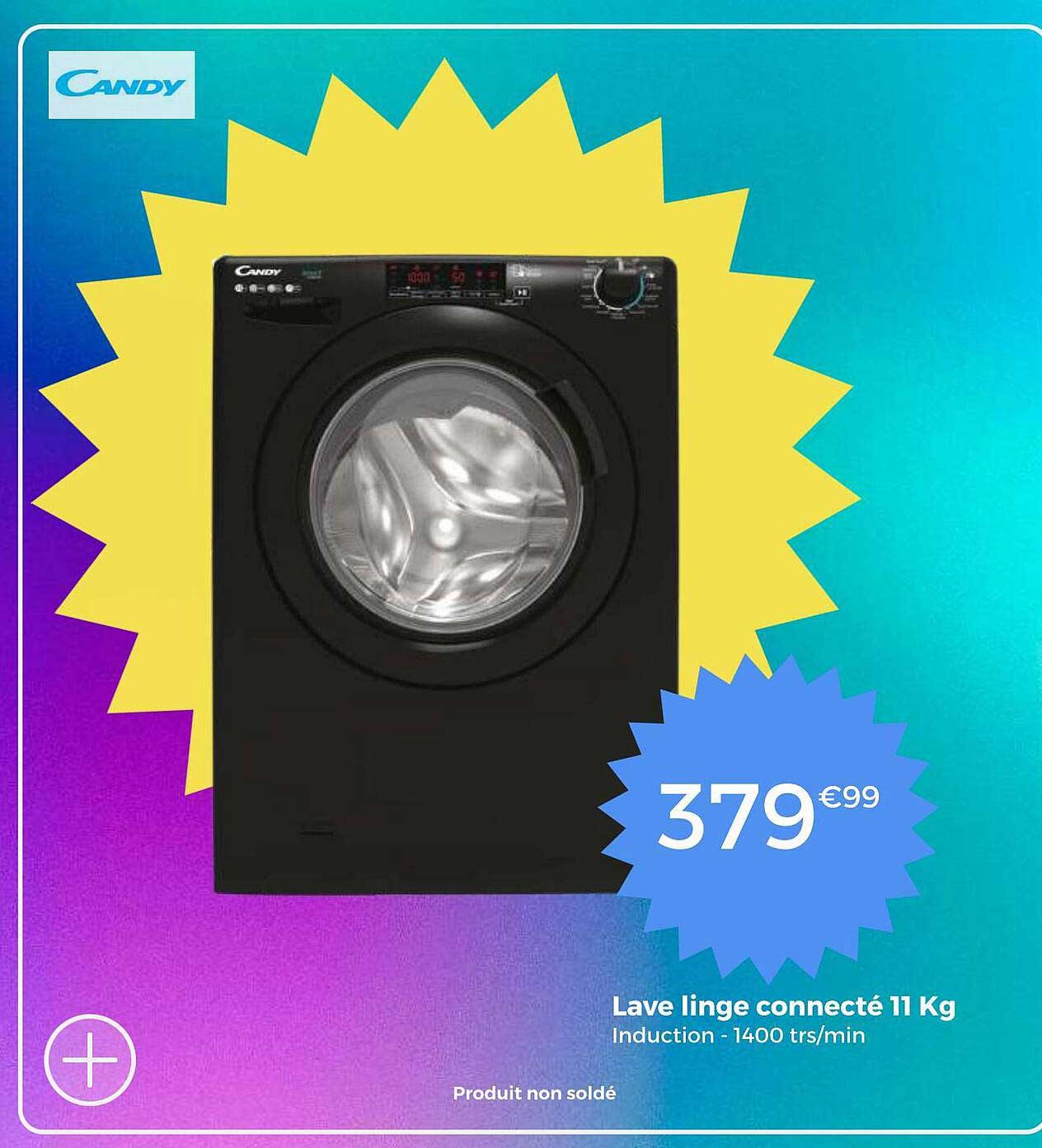 candy lave linge connecte 11 kg