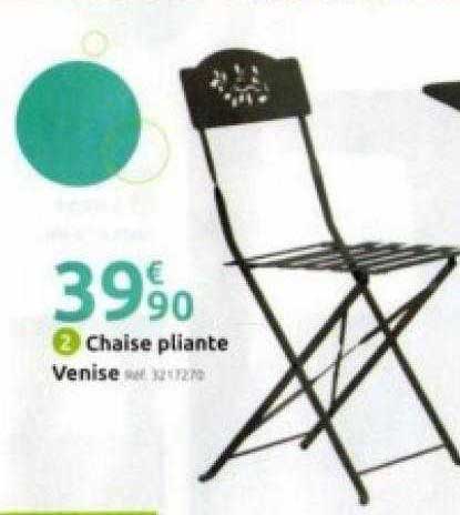 chaise pliante venise