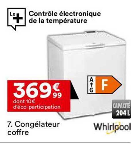 Congélateur Coffre Whirlpool