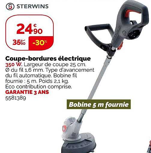 coupe-bordures électrique sterwins