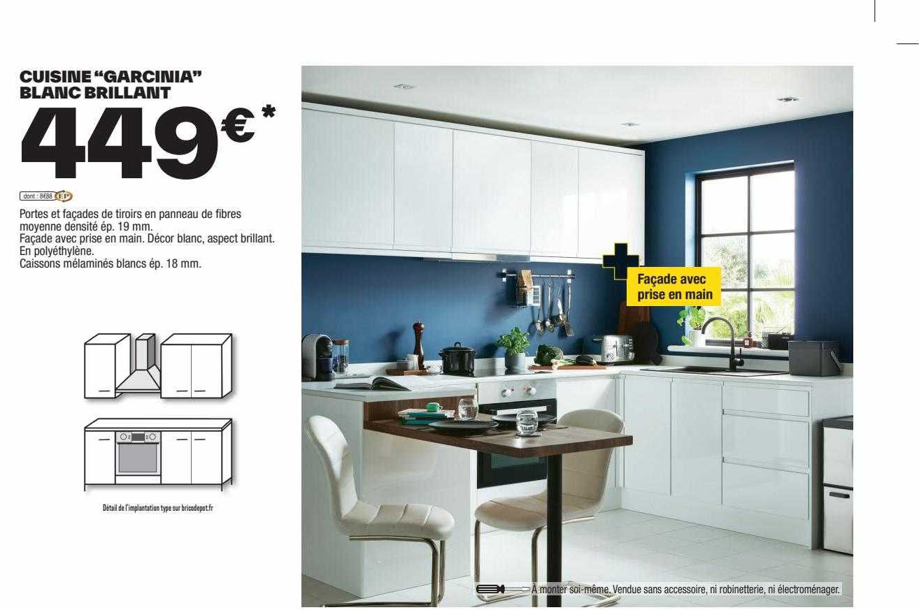 cuisine "garcinia" blanc brillant