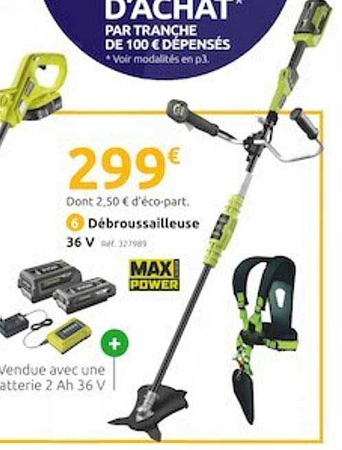 Débroussailleuse Max Power