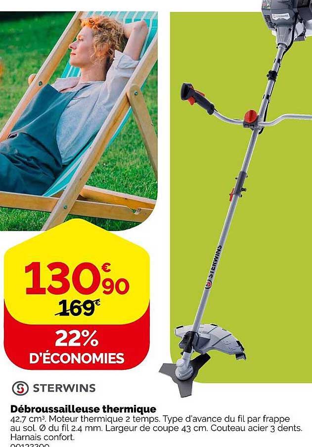 Débroussailleuse Thermique Sterwins