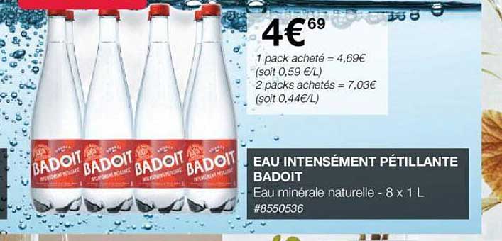 Eau Intensément Pétillante Badoit