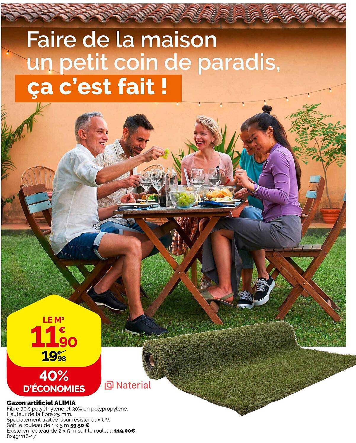 gazon artificiel alimia