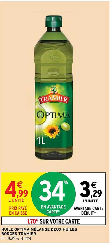 huile optima mélange deux huiles borges tramier