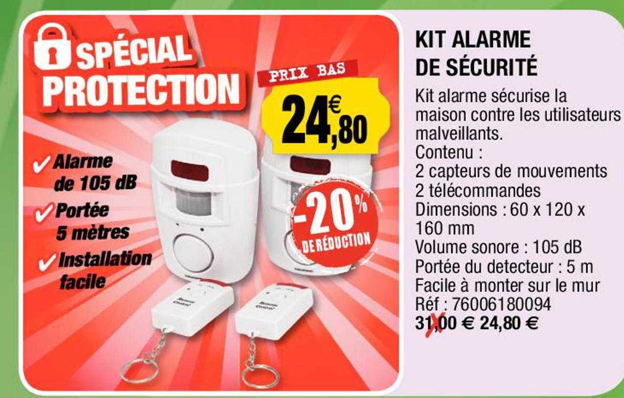 Kit Alarme De Sécurité
