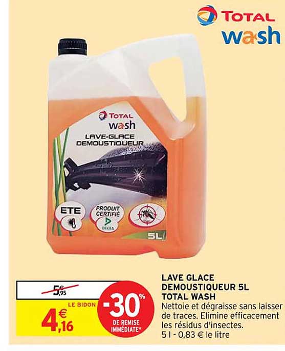 lave glace démoustiqueur 5l total wash