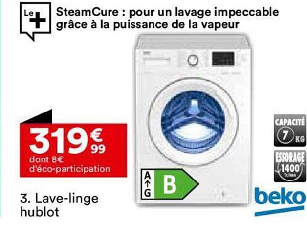 lave-linge hublot beko