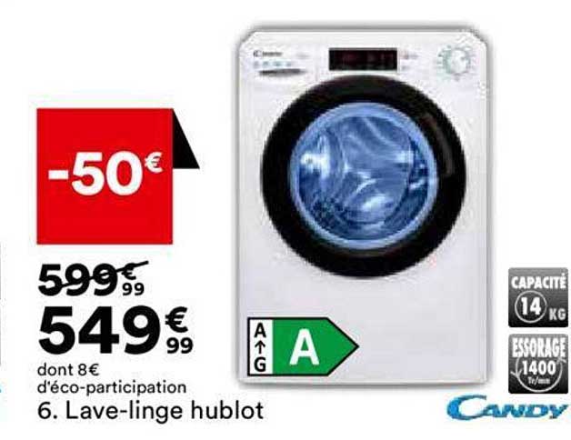 Lave-linge Hublot Candy
