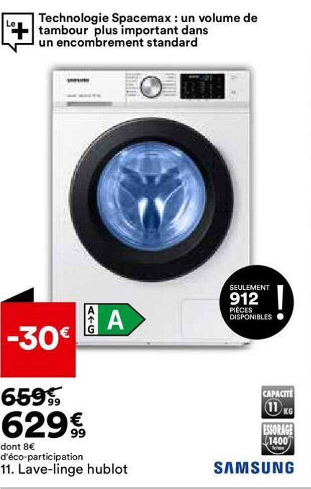 lave-linge hublot samsung