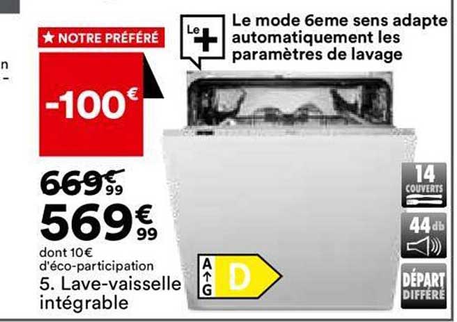 lave-vaisselle integrable