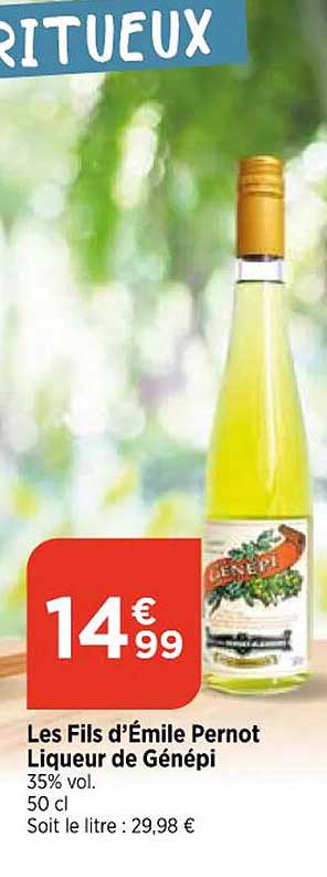 les fils d'émile pernot liqueur de génépi