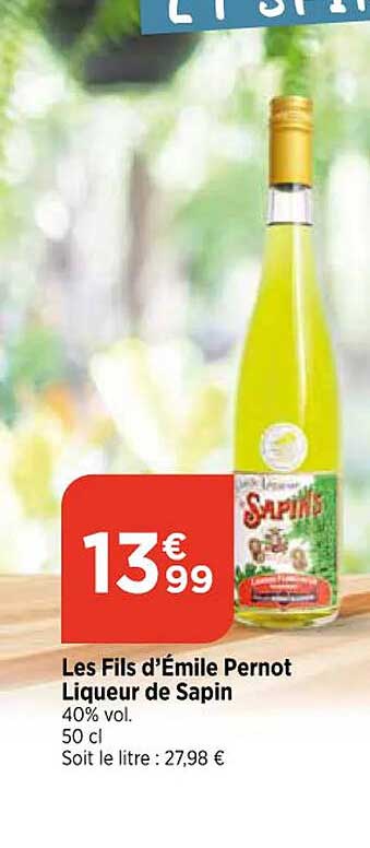 les fils d'émile pernot liqueur de sapin