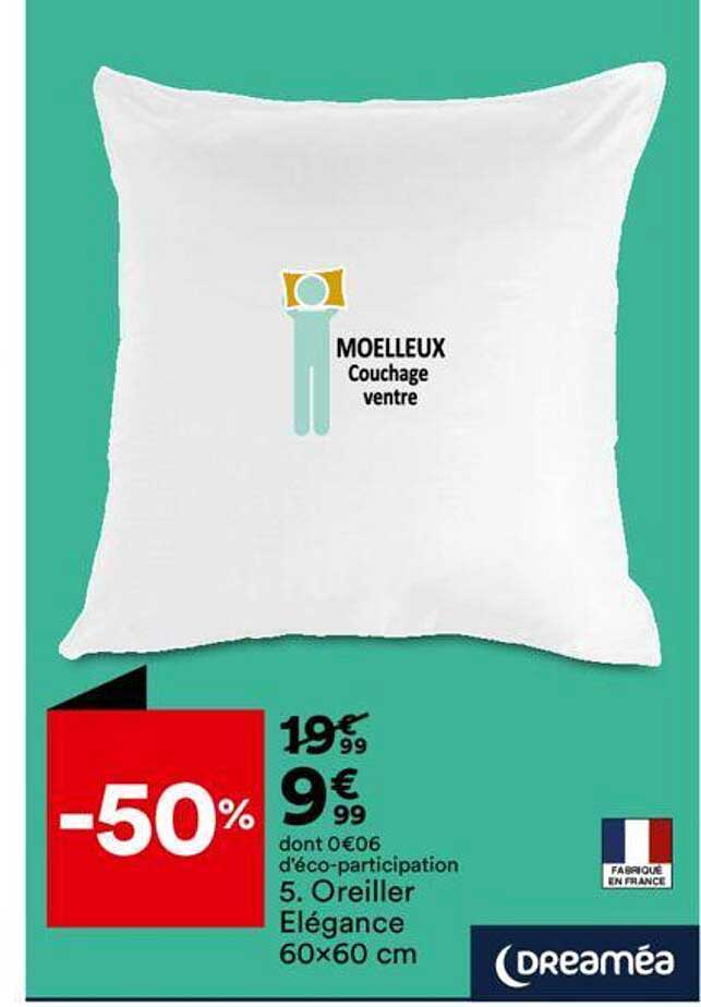 Oreiller élégance Dreaméa