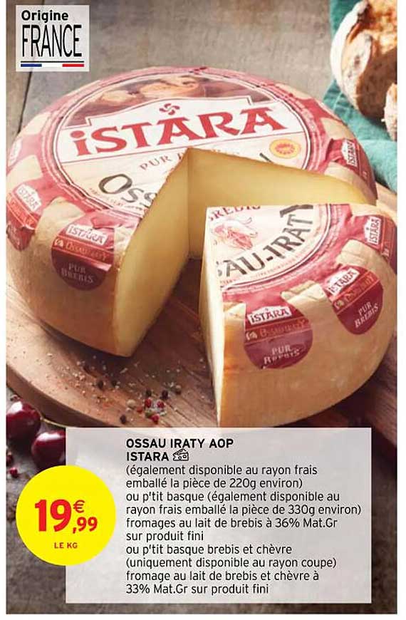 ossau iraty aop istara