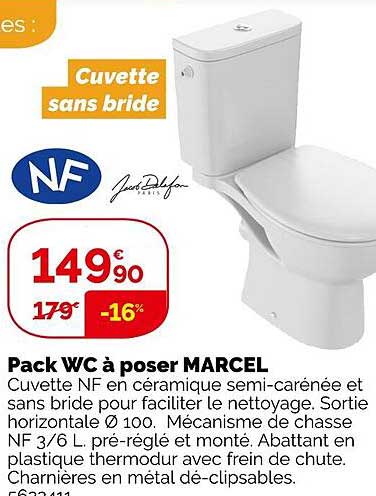 Pack Wc à Poser Marcel