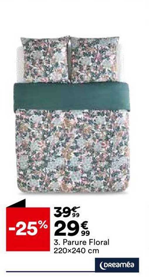 parure floral 220x240 cm