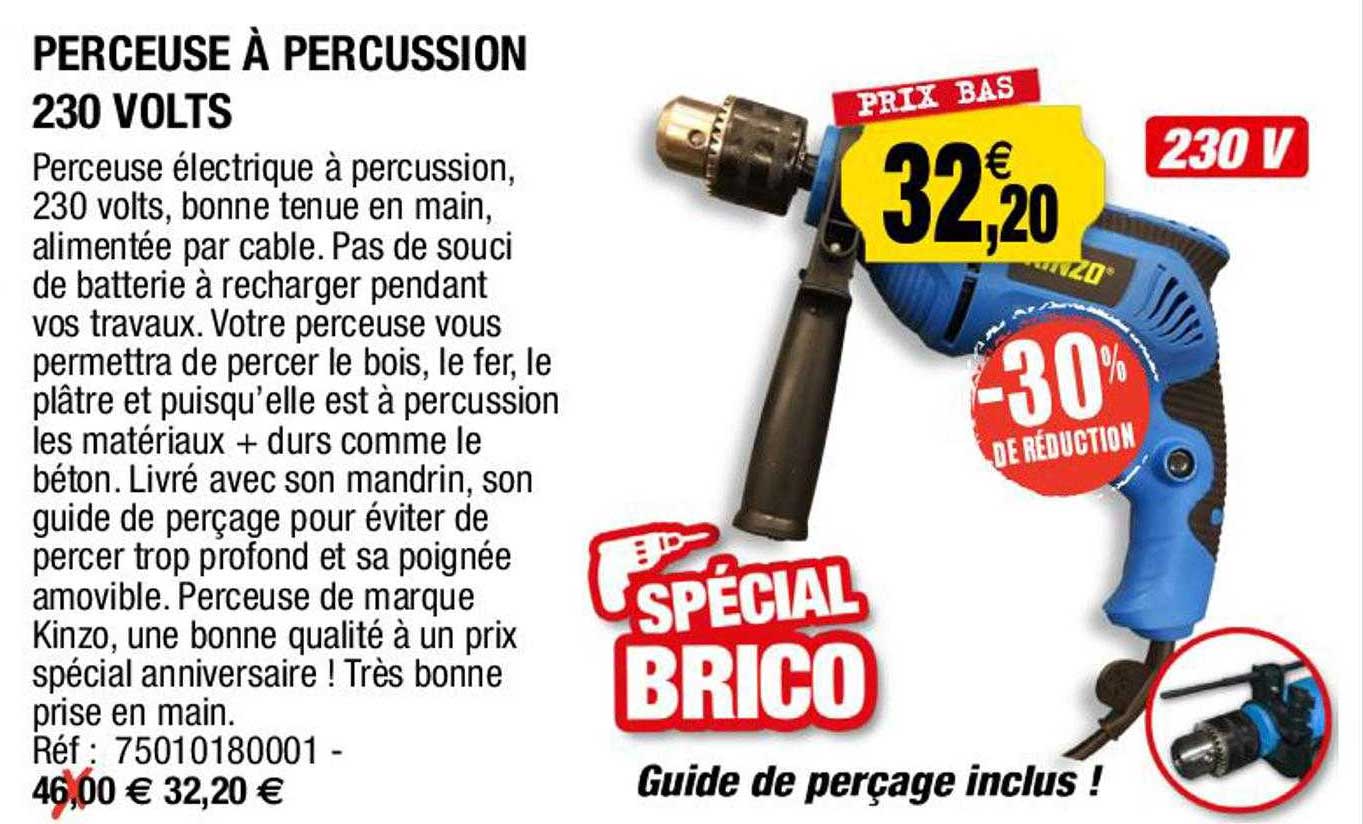 perceuse à percussion 230 volts