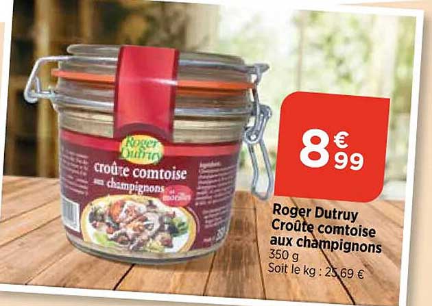 roger dutruy croûte comtoise aux champignons