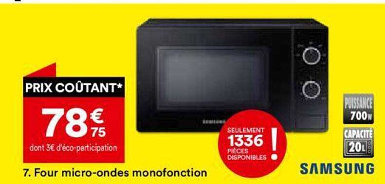 samsung four micro-ondes monofonction