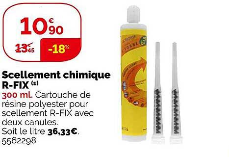 scellement chimique r-fix