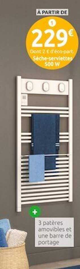 sèche-serviettes 500 w