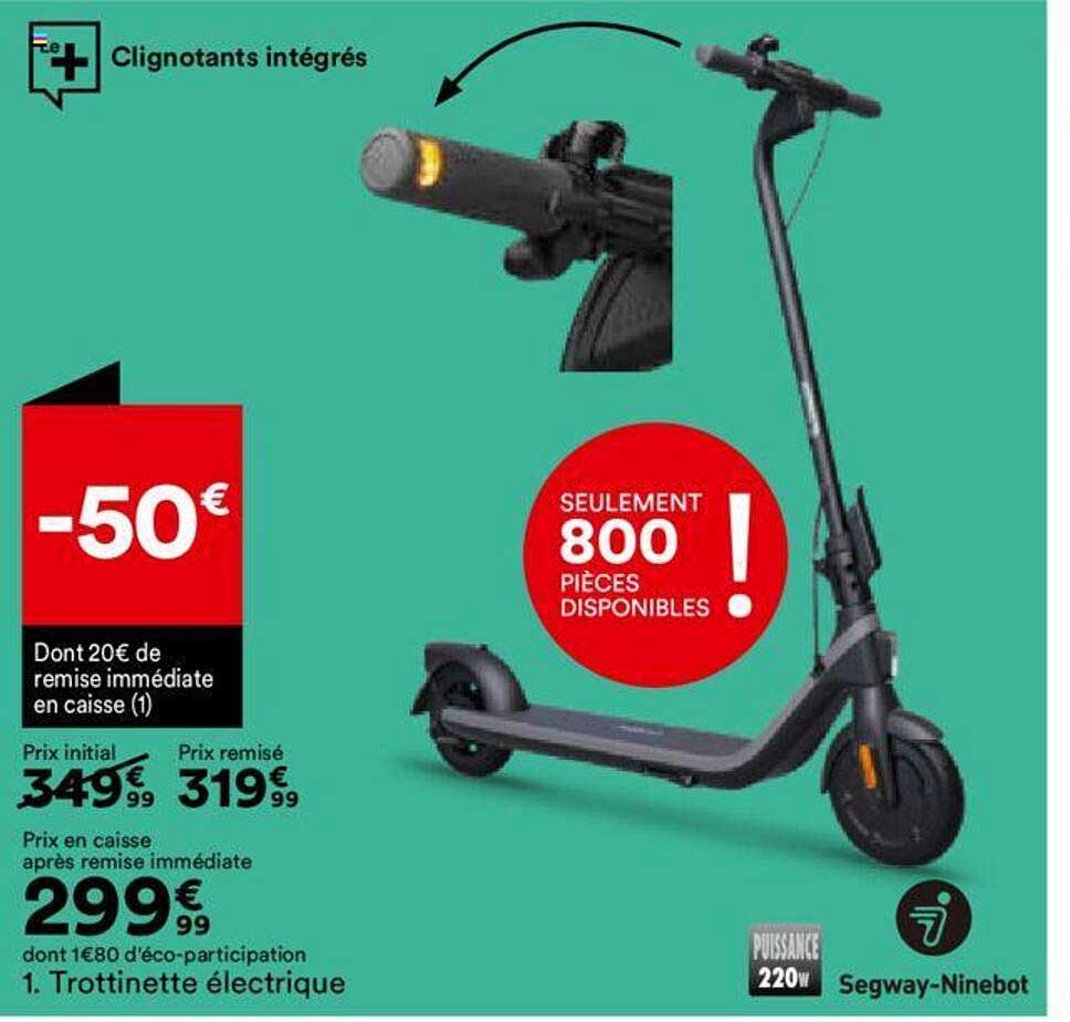 segway-ninebot trottinette electrique