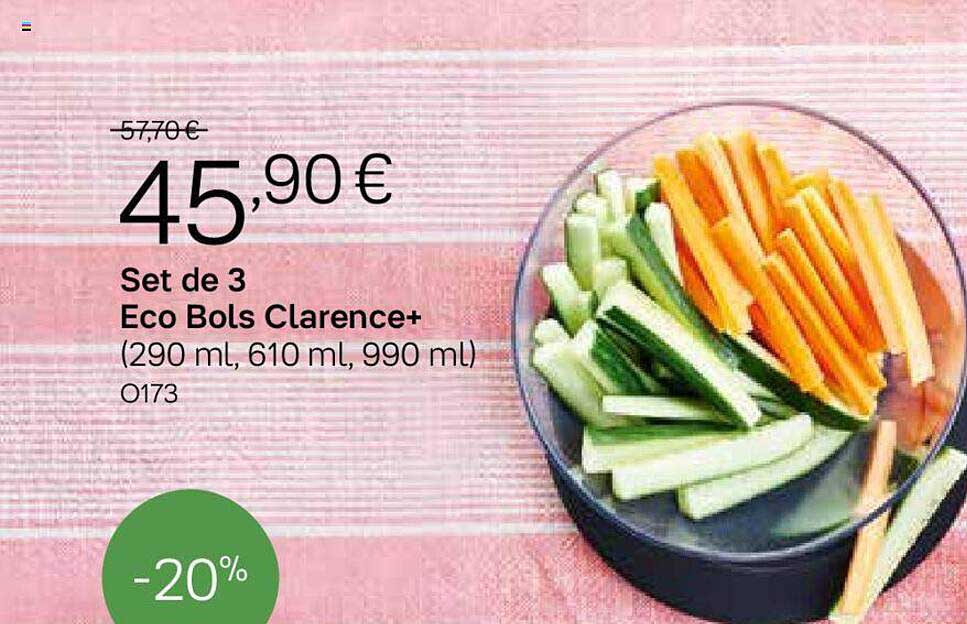 Set De 3 Eco Bols Clarence+