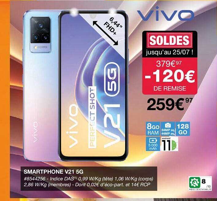 Smartphone V21 5g Vivo