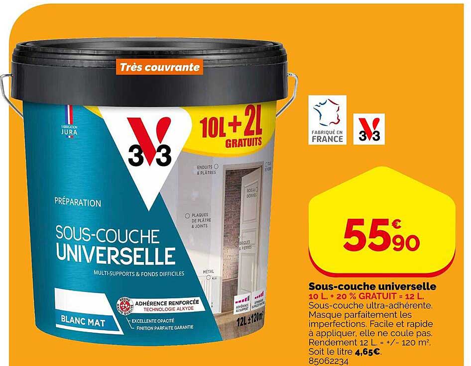 sous-couche universelle 3v3