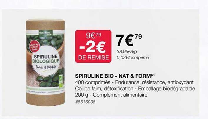 spiruline bio - nat & form