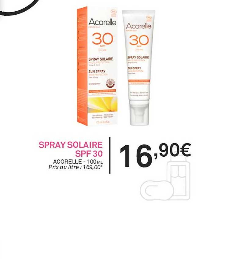 spray solaire spf 30