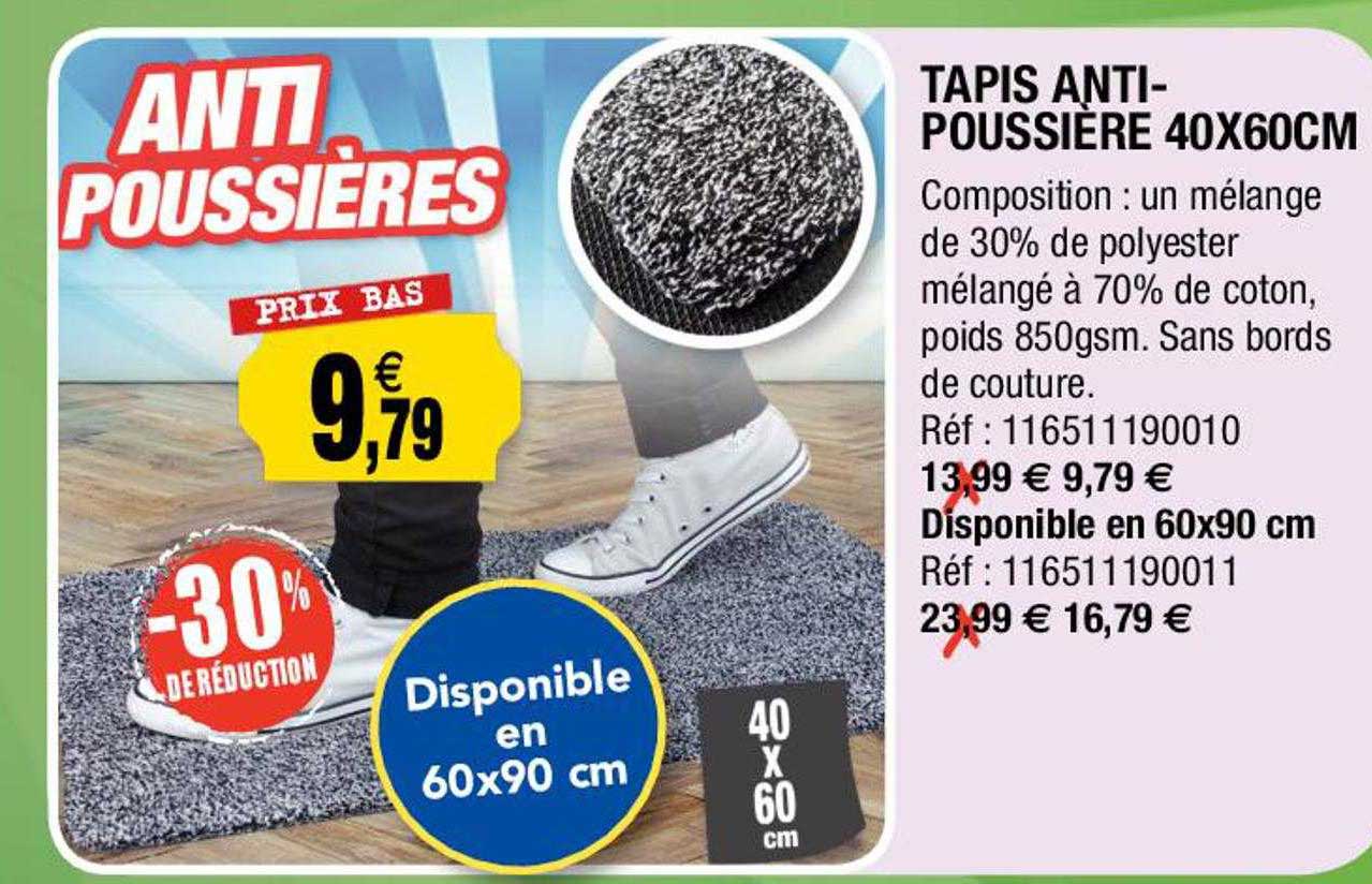 Tapis Anti-poussière 40 X 60 Cm