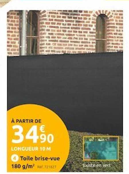 toile brise-vue 180 g/m²