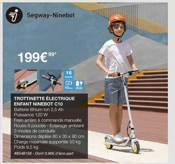 trottinette électrique enfant ninebot c10 segway-Ninebot