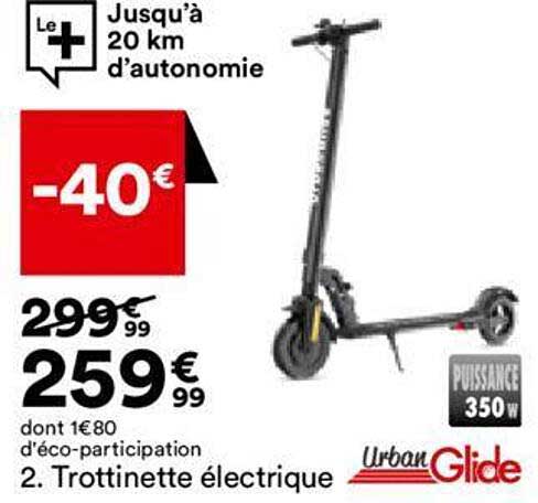 urban glide trottinnette electrique